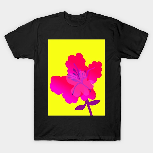 Giant Pink flower 2 T-Shirt by juliechicago